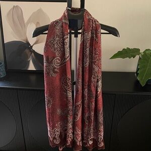 Brooks Brothers Multicolored Paisley Scarf